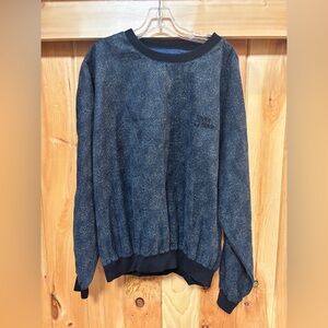 Vintage TaylorMade Jacket Adult Medium Blue/Black Pullover Windbreaker Golf Mens